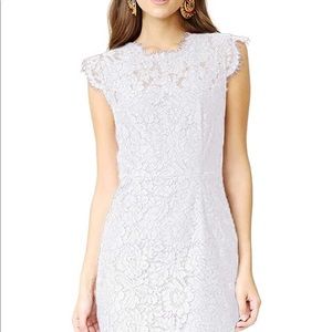 White Lace Cocktail Dress